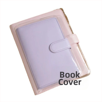 Feifan priehľadný ochranný obal na knihu z PVC, s 6 dierkami pre voľné listy