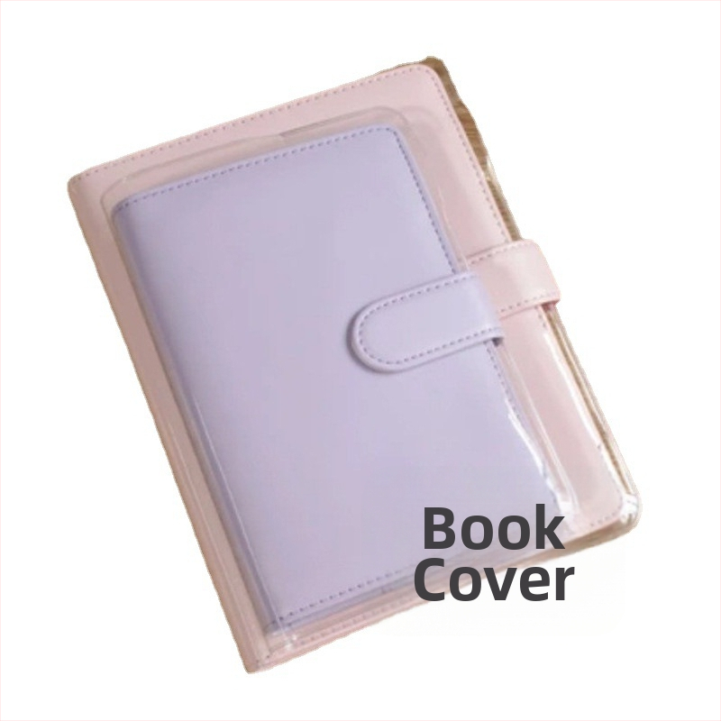 Feifan priehľadný ochranný obal na knihu z PVC, s 6 dierkami pre voľné listy