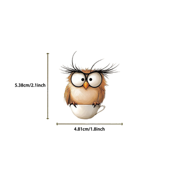 Painted Crow 50 gabalu dzīvnieku grafiti uzlīmes komplekts – pašlīmējošas, ūdensizturīgas drukas, retro stils