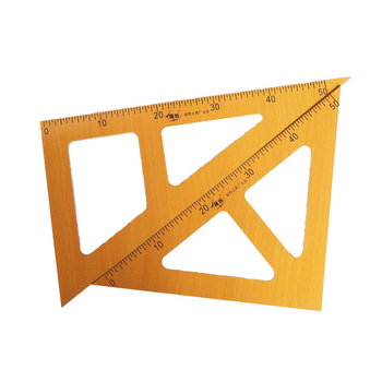 Koka rasēšanas komplekts ar divām trijstūra plāksnēm, svars 2000 g, materiāls koks