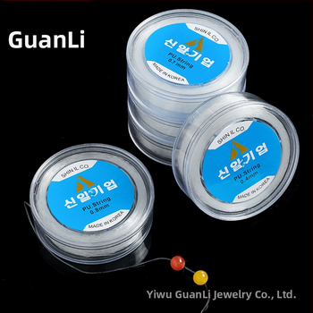 DIY rotaslietu piederumi • Virkne (Tips: DIY rotaslietu piederumi; Materiāls: Virkne; Apstrāde: Roku darbs; Kods: Crystal Thread; Raksts: Thread)