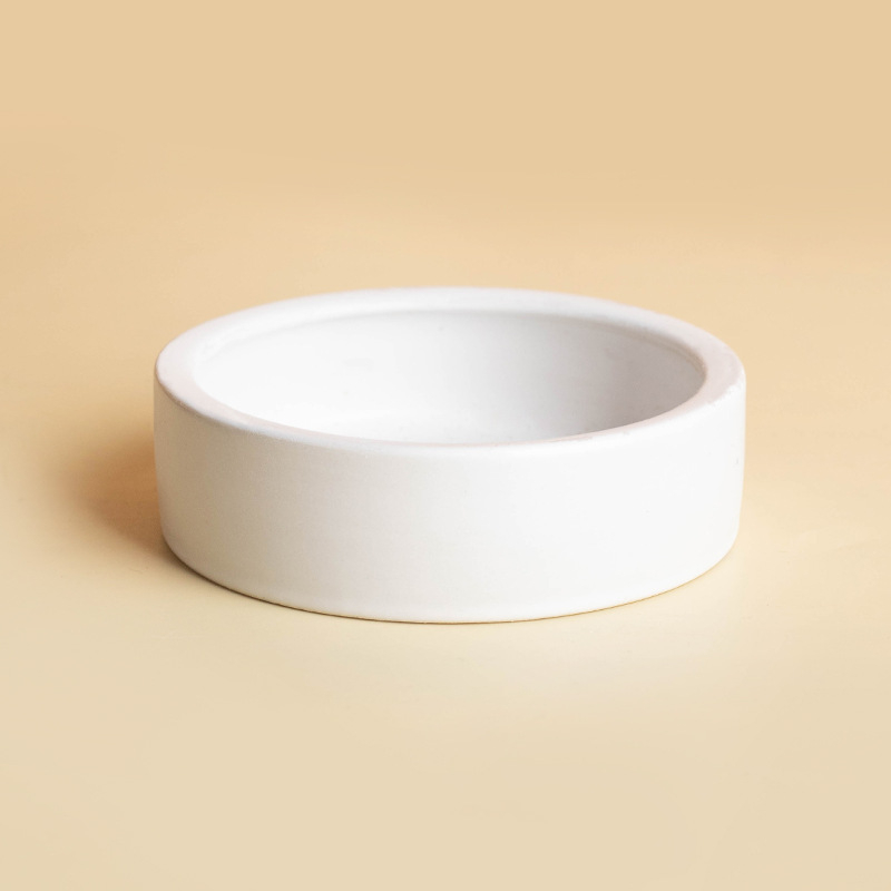 Keraminė driežams maisto indas su dizainu prieš pabėgimą, apvali aukšto krašto lėkštė, kilmė Čaozhou Guangdong