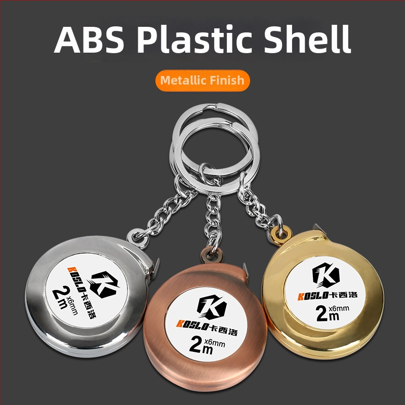 Atslēgu piekariņš ar mērīšanas lente Cassiolo, 2 m, portatīvs mērīšanas instruments