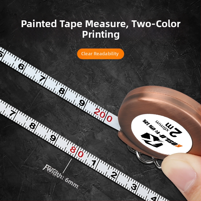 Atslēgu piekariņš ar mērīšanas lente Cassiolo, 2 m, portatīvs mērīšanas instruments