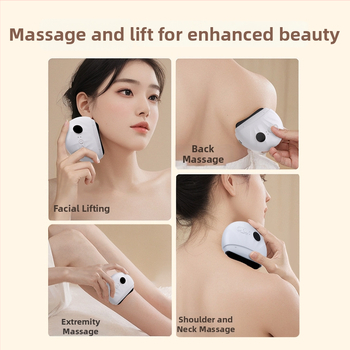 Mincerity Gs-05 Biānstone skrāpēšanas lenta – uzlādējams elektriskais sejas masāžas līdzeklis ar mehānisku vadību, temperatūras regulēšana, ABS korpuss, 500 mAh akumulators