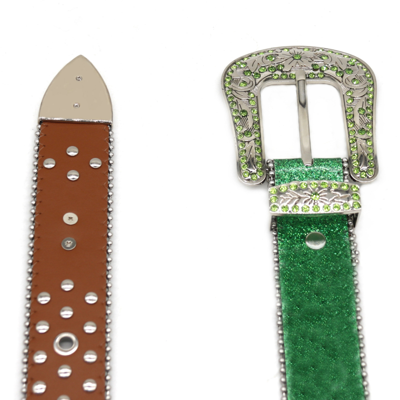 PU ādas josta ar strazēm, sakausējuma sprādze, adatu sprādze (pin), platums 2–4 cm, pilsētas elegants stils