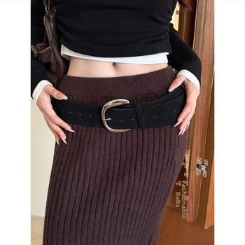 Siets josta, plata dizains, automātiska sprādze, platums 2–4 cm, korejiešu stils