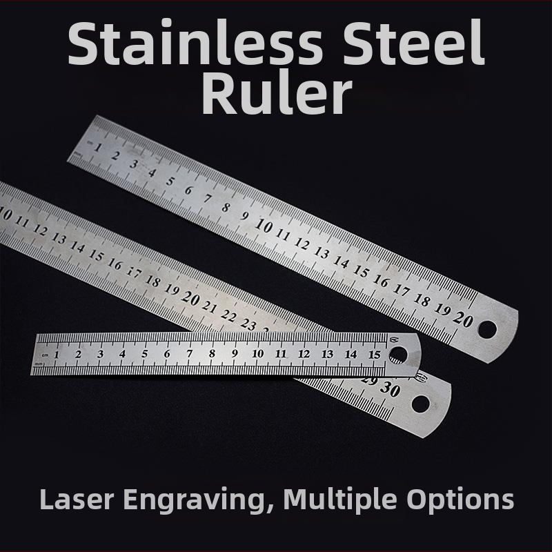 Friendly GBCI Daudzfunkcionāls nerūsējošā tērauda lineāls klasei, biezināts centimetra lineāls zīmēšanai un mērīšanai