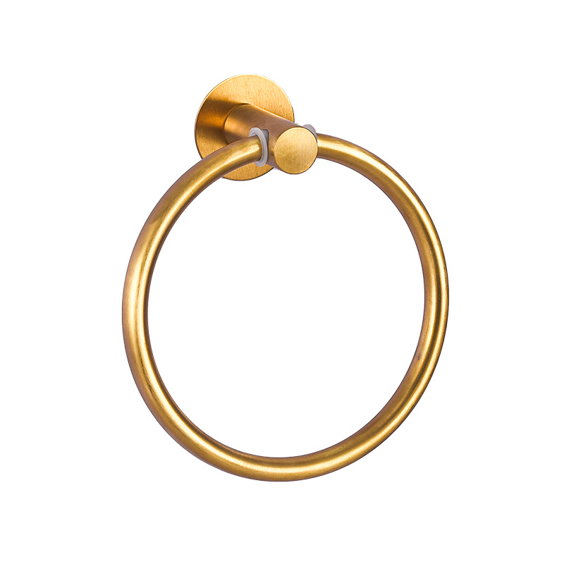 Set držača za ručnike od nehrđajućeg čelika bez bušenja – nosivost 10 kg, uključuje držač za ručnike, prsten, jednoručnu šipku, kukicu i držač papirnate maramice