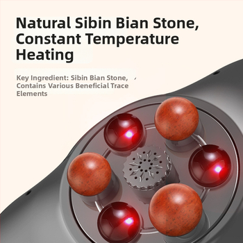 Kõhu massaažija vibratsiooni ja kuuma kompressiooniga, akutoitega, nupp-juhtimisega, mudel HP-688