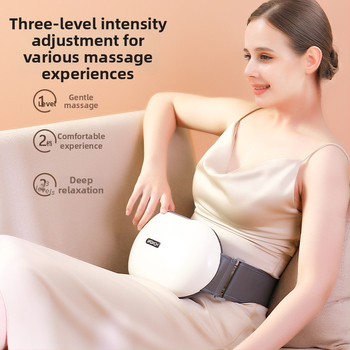 Kõhu massaažija vibratsiooni ja kuuma kompressiooniga, akutoitega, nupp-juhtimisega, mudel HP-688