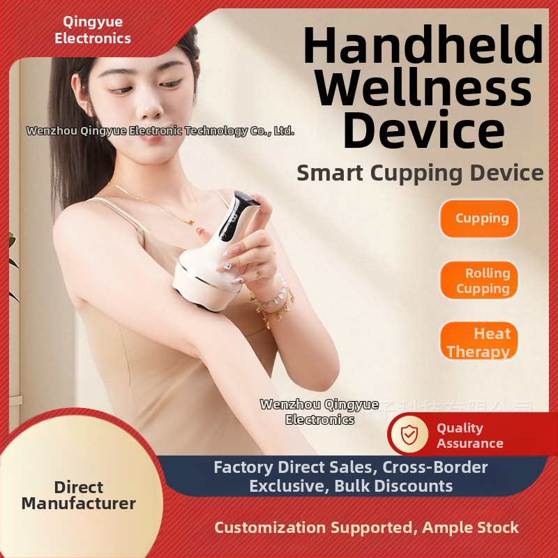 Visi vienā skrāpēšanas un cupping iekārta ar meridiānu otu, USB barošana, Bb-005 modelis, ABS korpuss, 1200 mAh akumulators, nepārtraukti regulējama ātrums