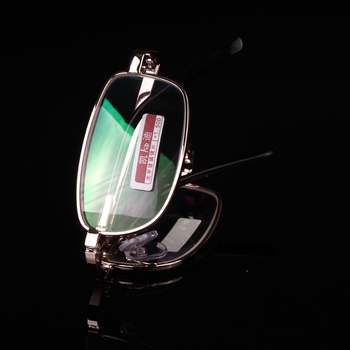 Kaidi 818 naočale za čitanje, vintage stil, potpuno metalni okvir, staklene leće s UV zaštitom i zaštitom od zračenja