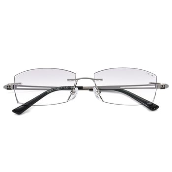 Bezokvirne presbiopijske naočale za muškarce, velikega lica, korekcija miopije, PC leće, asferične, zaštita od plave svjetlosti, UV zaštita