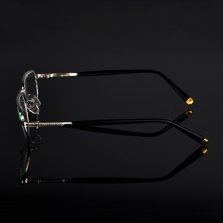 Kaidi lasīšanas brilles, stikla lēcas, pilns rāmis, metāla rāmis, kvadrāta rāmis, oriģinālais dizains