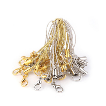 USB diska kulons ar dubultiem gredzeniem un lobster clasp aizdari, metālisks, elektroplatinga