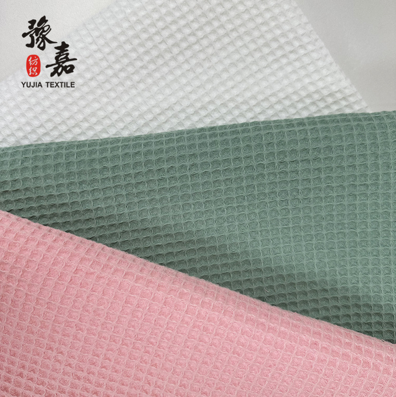 100% pamuk waffle tkanina, 165 g/m², karirani uzorak ananasa