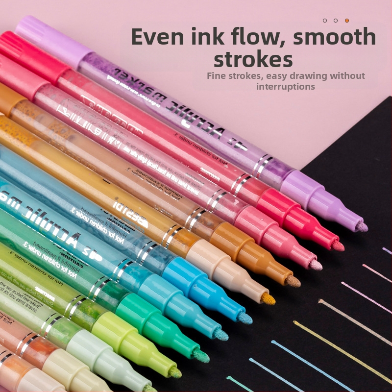 Комплект маркери RM-1558, пластмасов корпус, опакован в PET кутия, отпечатано лого, лицензиран частен етикет