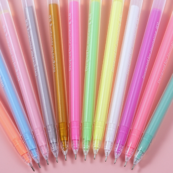 Pastel gelpildspalva ar lielu ietilpību, augsta spīduma izskats, plastmasas korpuss, neizdzēšama