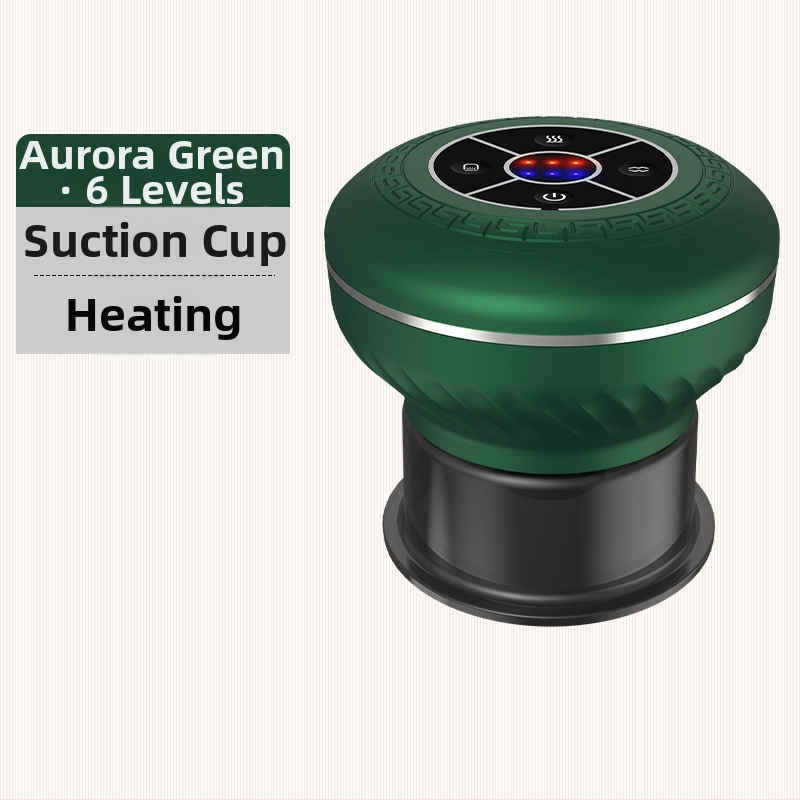 Elektrisks vakuuma apstrādes ierīce ar apkures skrāpēšanas masāžu HS-011, ABS materiāls, uzlādes barošanas režīms, pogu kontrole, temperatūras diapazons 35-50°C