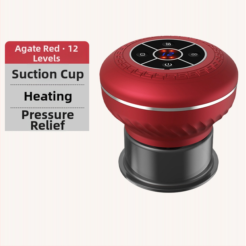 Elektrisks vakuuma apstrādes ierīce ar apkures skrāpēšanas masāžu HS-011, ABS materiāls, uzlādes barošanas režīms, pogu kontrole, temperatūras diapazons 35-50°C