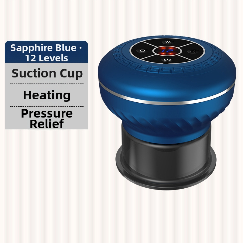 Elektrisks vakuuma apstrādes ierīce ar apkures skrāpēšanas masāžu HS-011, ABS materiāls, uzlādes barošanas režīms, pogu kontrole, temperatūras diapazons 35-50°C