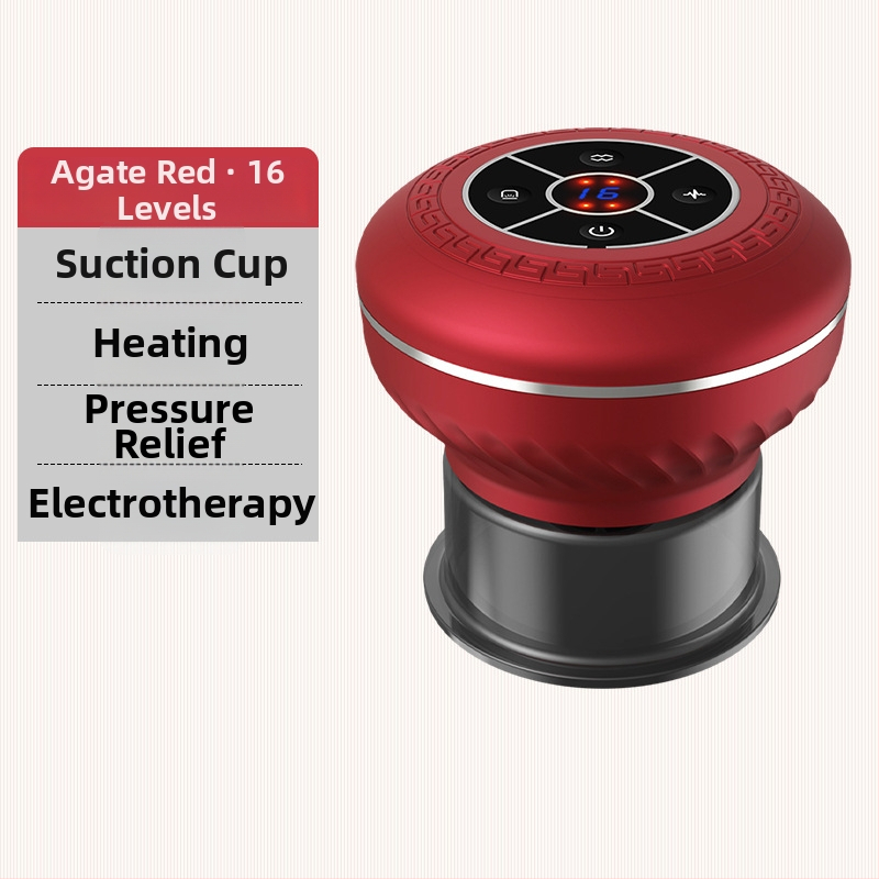 Elektrisks vakuuma apstrādes ierīce ar apkures skrāpēšanas masāžu HS-011, ABS materiāls, uzlādes barošanas režīms, pogu kontrole, temperatūras diapazons 35-50°C