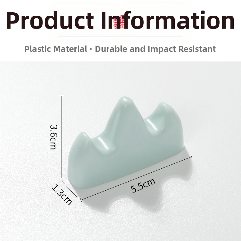 Plastikinis rašiklio laikiklis pradedantiesiems, kalnų formos dizainas (Modelis: Tgj 00bg 010050; Prekės ženklas: Tt/practice every day; Medžiaga: plastikas)