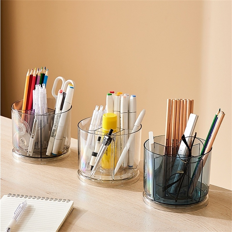 Okretni držač olovaka, kružnog oblika, PET materijal, Model 2242, Prilagodljiv logotip