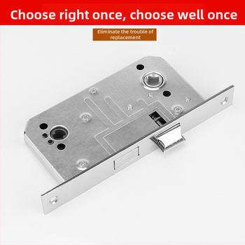 Ugniages durų rankena iš nerūdijančio plieno su apvaliu vamzdžio profiliu – CB-SIA, rankena su spyna ugniams durims ir evakuacijai, šiuolaikiškas minimalistinis stilius