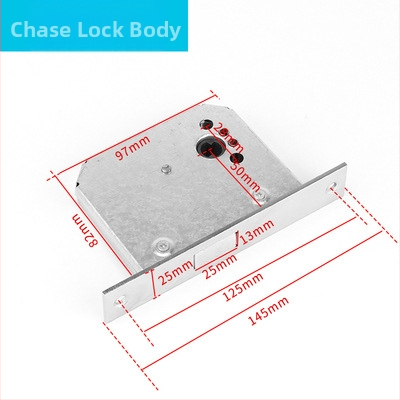 Ugniages durų rankena iš nerūdijančio plieno su apvaliu vamzdžio profiliu – CB-SIA, rankena su spyna ugniams durims ir evakuacijai, šiuolaikiškas minimalistinis stilius