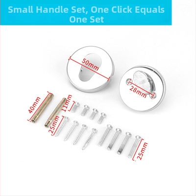 Ugniages durų rankena iš nerūdijančio plieno su apvaliu vamzdžio profiliu – CB-SIA, rankena su spyna ugniams durims ir evakuacijai, šiuolaikiškas minimalistinis stilius