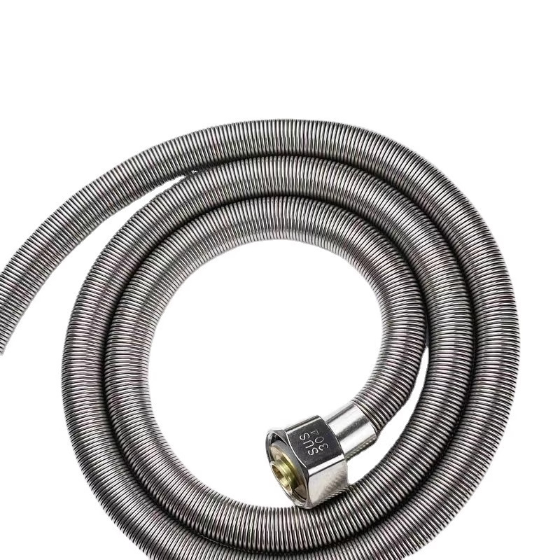 Душов маркуч от неръждаема стомана със спирален корпус, меден ядро, 4-точков душ тръбопровод, директна инсталация