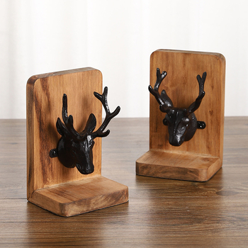 Elegance drveni držač za knjige za stolno korištenje, vertikalni, pokretni — 2880e