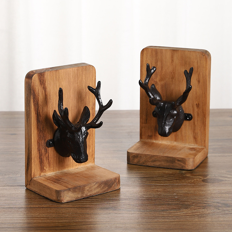 Elegance drveni držač za knjige za stolno korištenje, vertikalni, pokretni — 2880e