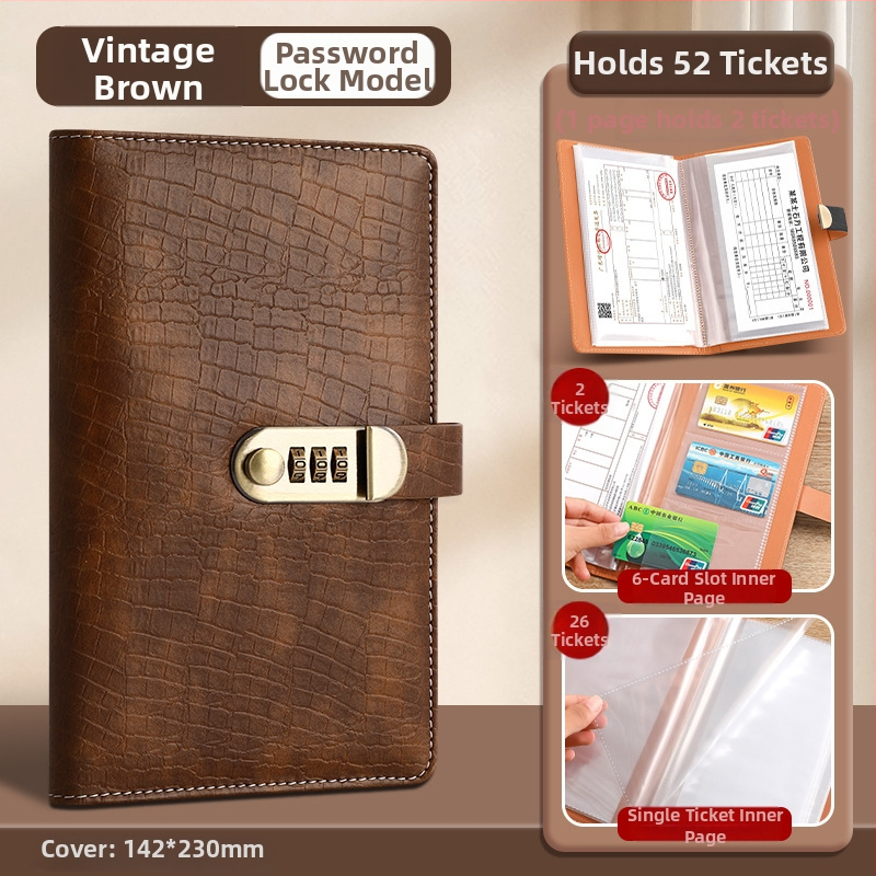 Hongyang krokodilo rašto slaptažodžio pinigų knygelė, PU medžiaga, modelis 11, logotipo spausdinimas įmanomas