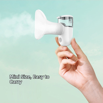 Kaasaskantav käsihoidja nano-pritsmete silmade niisutaja, mudel AM-8007; udu kestus kuni 10 s; 1. käik; külm pihustus; sisseehitatud aku 100–300 mAh