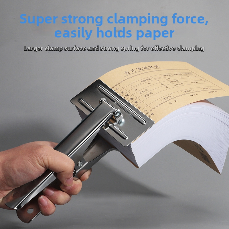 Nerūdijančio plieno klipas kuponams ir apskaitos dokumentams – Haiboxin ZD003