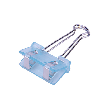 Цветен клип с дълга опашка за държач на бележки, пластмаса и метал, многофункционален организатор за билети и документи