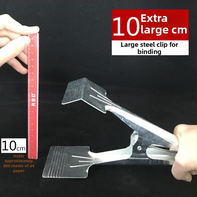 Klip na faktúry pre účtovné dokumenty - Nerezová oceľ, model 0001, Jednorazové balenie