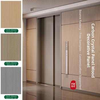 Sienos fanieros plokštė su bambuso anglim — be siūlių, medžio faneros modelis