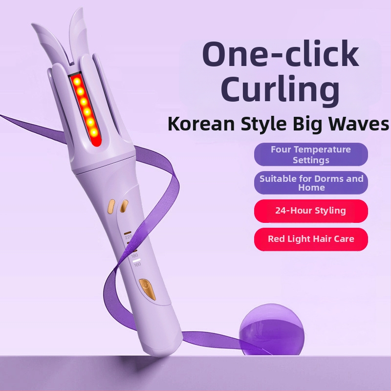 Automaatne juuksekeeraja titani-turmaliin kattega, 4 temperatuurirežiimi, 35W, 220V, juhega toiteallikas