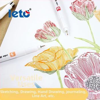 Le Tu LT-307 Hook-Line pero, 0,5 mm špička, Minimalist séria, PP telo, nie je vymazateľné, podpora personalizácie