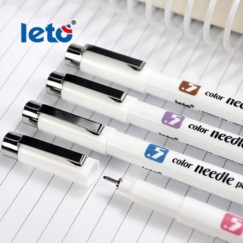 Le Tu LT-307 Hook-Line pero, 0,5 mm špička, Minimalist séria, PP telo, nie je vymazateľné, podpora personalizácie