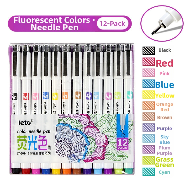 Le Tu LT-307 Hook-Line pero, 0,5 mm špička, Minimalist séria, PP telo, nie je vymazateľné, podpora personalizácie