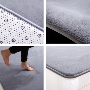 Kūdikio ropojimo kilimėlis | poliesterio pluoštas, kvadrato formos, vientisas raštas, šiuolaikinis minimalistinis stilius, tinkamas miegamajam, skaityklai ir kitiems kambariams