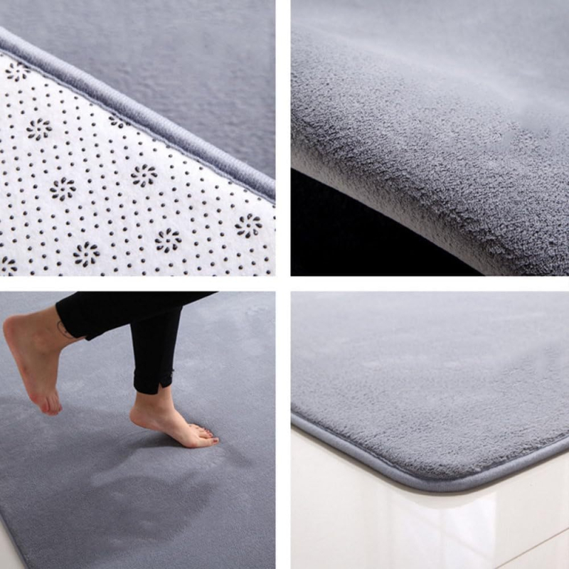 Kūdikio ropojimo kilimėlis | poliesterio pluoštas, kvadrato formos, vientisas raštas, šiuolaikinis minimalistinis stilius, tinkamas miegamajam, skaityklai ir kitiems kambariams