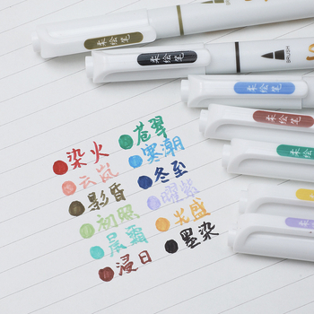 BESTDI Mekano četkasto pero RM-1583 za umjetnički dnevnik, tanke linije, mek vrh i kaligrafija