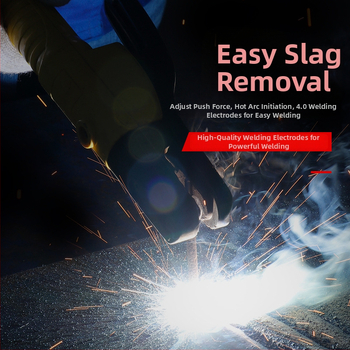 André suvirinimo elektrodai iš anglinio plieno, atsparūs dilimui, modeliai J422/J507/A102, korpuso skersmenys 2,5/3,2/4,0 mm