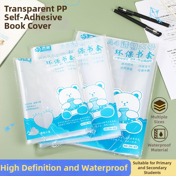 PP lipnioji knygų viršelio plėvelė mokyklų vadovėliams — Prekės ženklas: Super Genuine; Medžiaga: PP; Importuota: Ne; IP leidimas: Ne